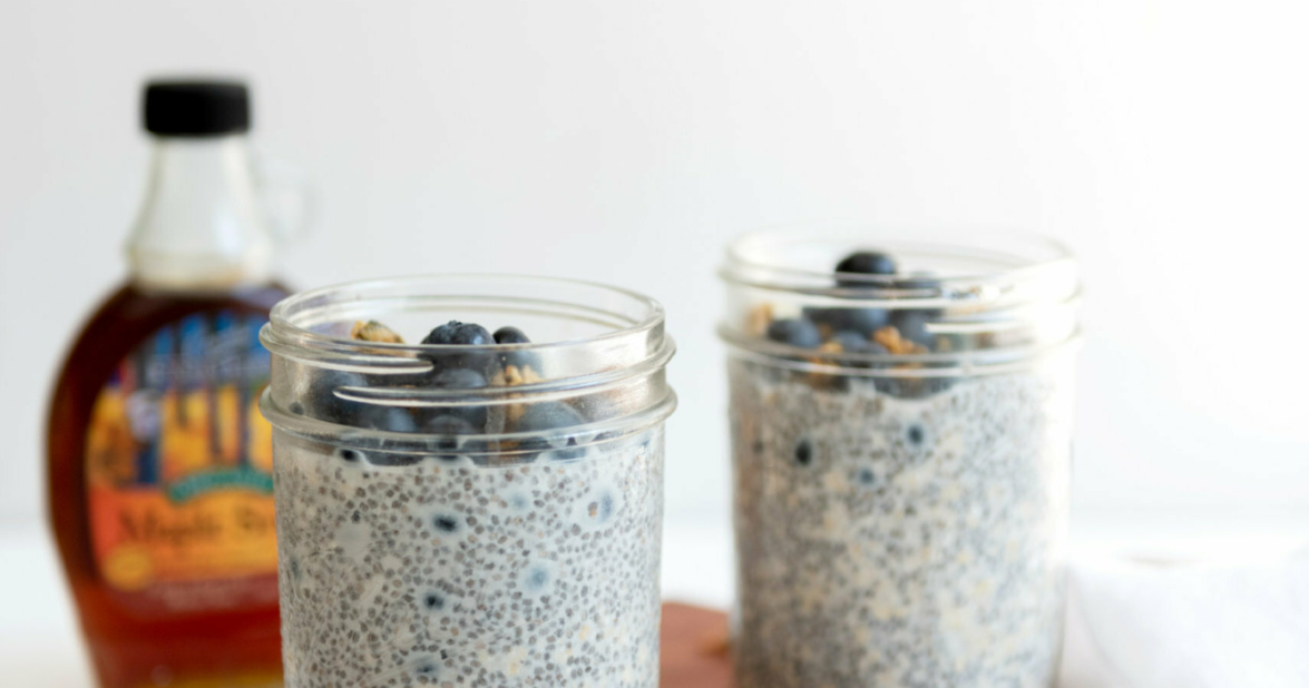 Blueberry Maple Chia Pudding scaled
