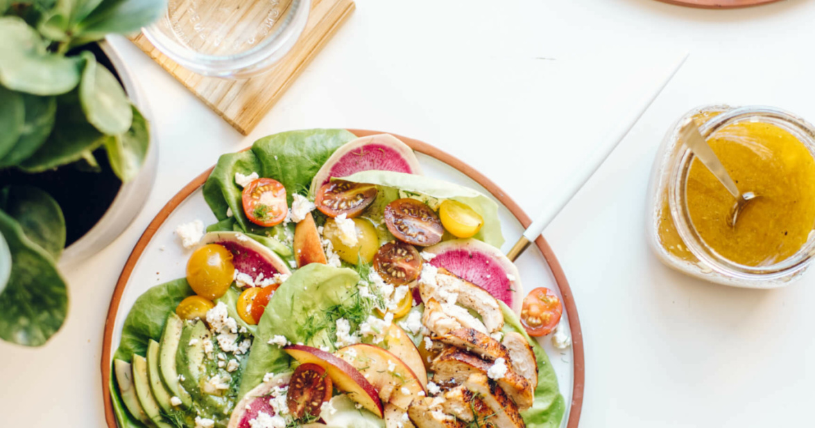 Grilled Chicken Spring Salad with Maple scaled
