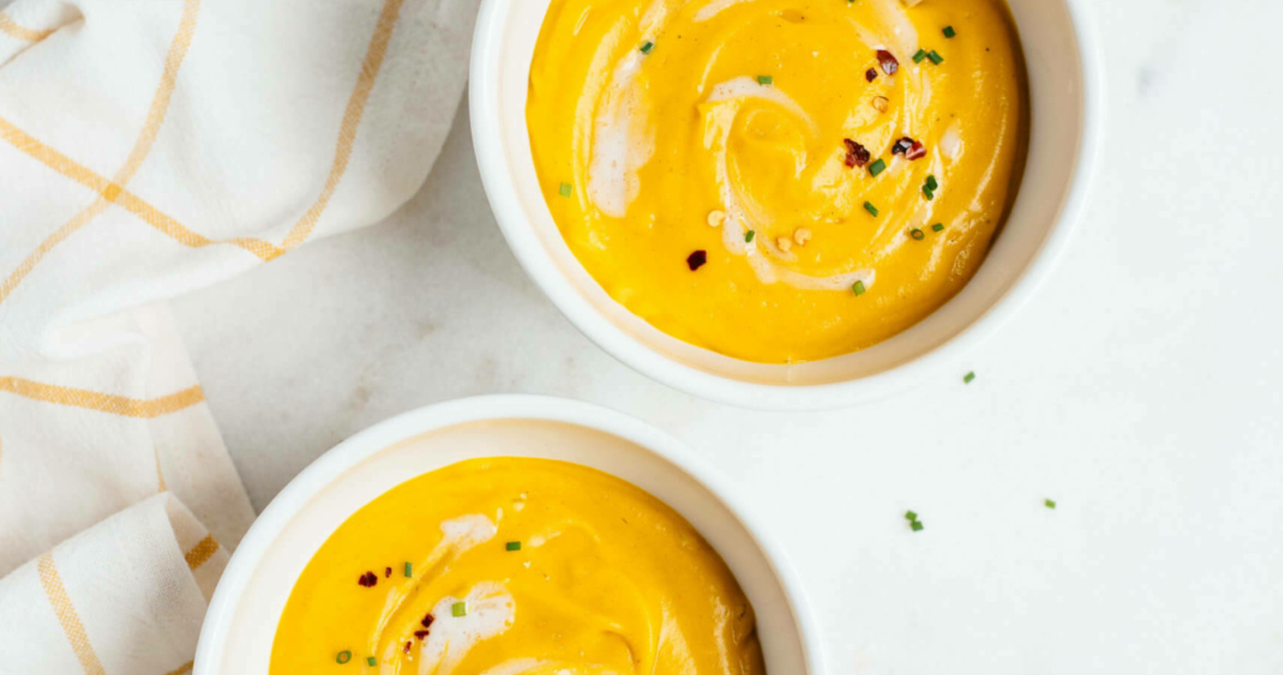 Maple Roasted Root Veggie Soup scaled