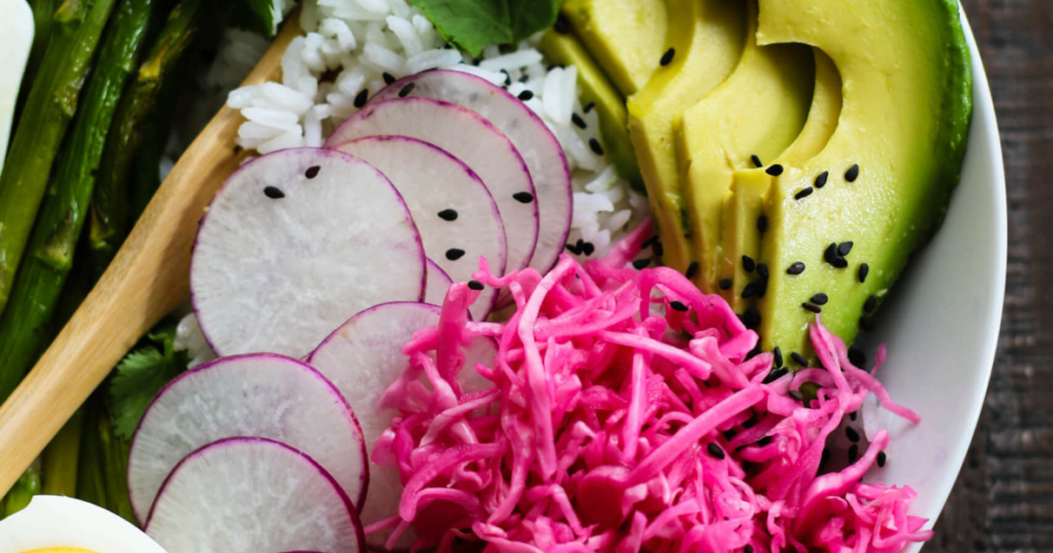 Pickled Cabbage Spring Power Bowl 5 scaled