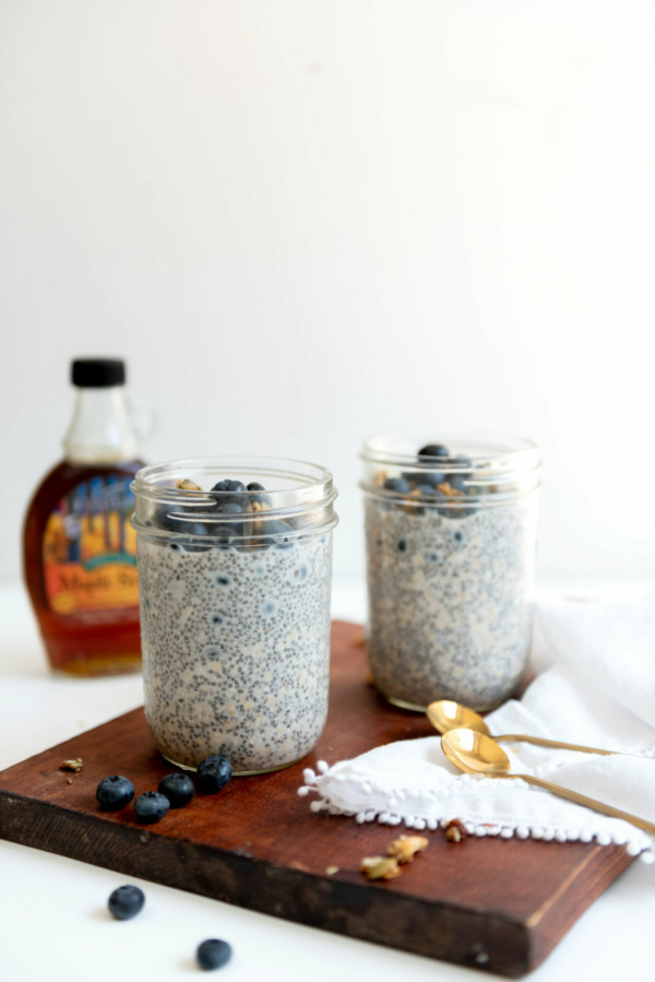 Blueberry Maple Chia Pudding scaled
