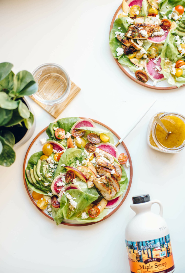 Grilled Chicken Spring Salad with Maple scaled