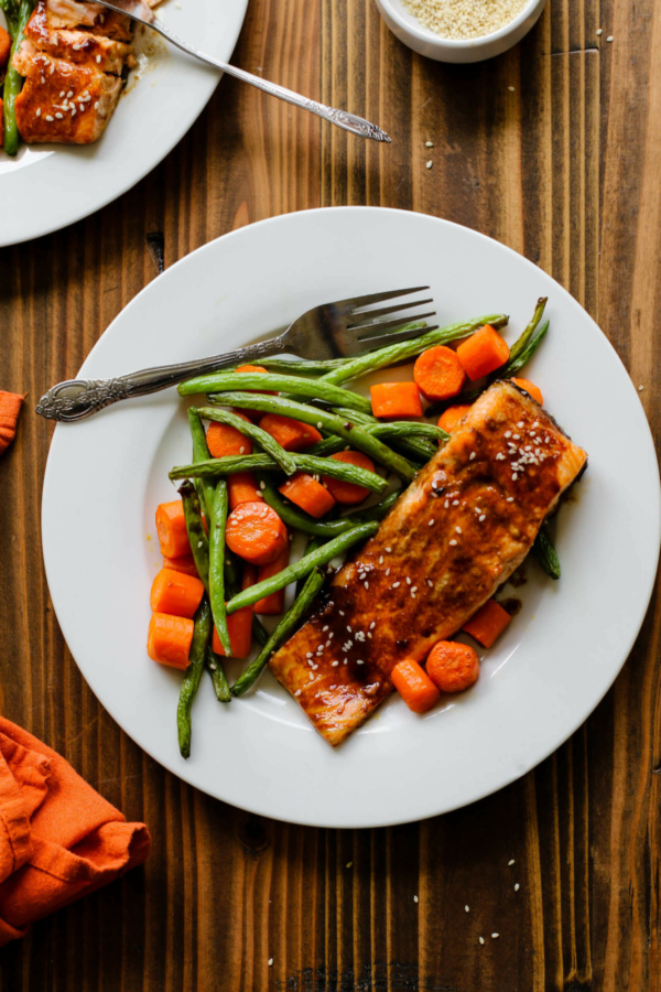 Maple Sesame Glazed Salmon 2 scaled